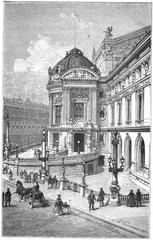 Emperor's Pavilion on the north side of Palais Garnier in Paris
