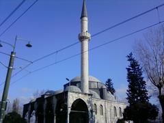 Exterior view of Fındıklı Molla Çelebi Mosque in Istanbul, Turkey