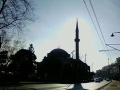 Exterior view of Fındıklı Molla Çelebi Mosque in Istanbul Turkey