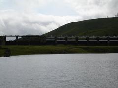 Scenic view of Periyar Tiger Reserve with dense forest and a lake