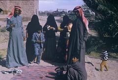 Historic view of Al Ula in Saudi Arabia during the 1970s