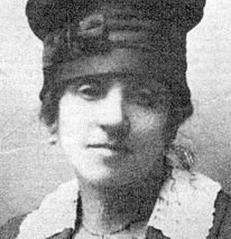 Portrait of Mercedes Pino, mother of Laura Vicuña, in Argentina early 1900s