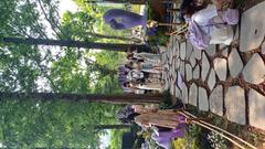 Boramae Park Metamon Garden 2 with greenery and sculptures