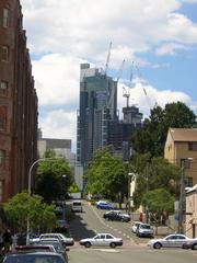 Cityscape of Ultimo, Sydney showing modern buildings and clear sky in early 2004