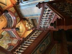 Grand staircase at Ecole Normale de Musique de Paris