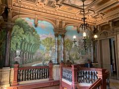 Frescoes of Ecole Normale de Musique de Paris interior