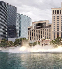 Fountains of Bellagio water show in Las Vegas