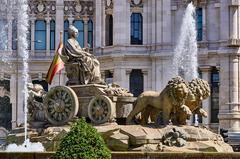 Cibeles Fountain in Plaza de Cibeles, Madrid