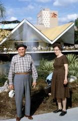 Tourists enjoying a sunny day at Busch Gardens Tampa in 1967