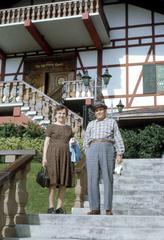 Tourists at Busch Gardens amusement park in 1967