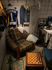 ABBA the Museum interior with displays and visitors in 2017