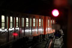 Metro train in Mexico City metropolitan area