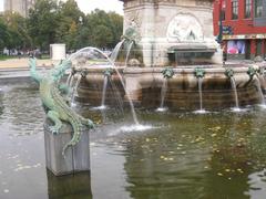 Fontaine Anspach decorative fountain in Brussels Belgium