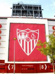 Sevilla Stadium Ramón Sánchez-Pizjuán aerial view