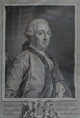 Portrait of Gerard Meerman on the title page of Origines Typographicae