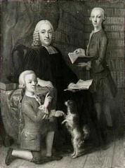 Portrait of Jean Royer and his sons Jean Théodore and Alexandre Jérôme Royer