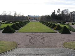 Spring view of Botaniska trädgården in Uppsala with vibrant greenery and blooming plants in 2007