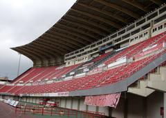 Exterior view of Son Moix stadium, also known as ONO Estadi, home to RCD Mallorca football club