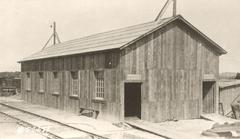 Paint products storage shed at Camp Pullman in La Rochelle France June 1918