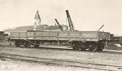 US Army flatcar car No 234 built by Camp Pullman at La Rochelle France in May 1919