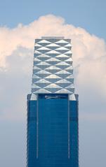 The Exchange 106 Tower in Kuala Lumpur with a cloudy sky in October 2022