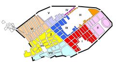 Map of Pompeii showing regio VII insula 2