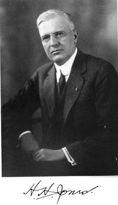 Henry Harrison Jones portrait 1922 President San Diego Consolidated Gas & Electric