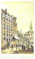 Historical painting of Rembrandt's house in 1860