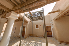 Daily Life Corridor in Diriyah showing traditional market and people