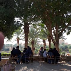 Coffee cup and traditional coffee pot in Diriyah museum