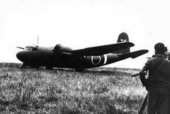Captured Douglas DC-5 aircraft in service with the Japanese Army at Kemayoran airport in 1942