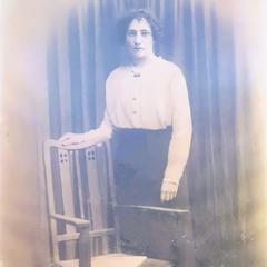 Portrait of Eileen Quinn, an Irish woman from early 20th century