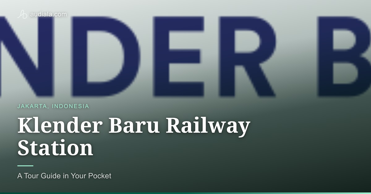 Photo of Klender Baru Railway Station