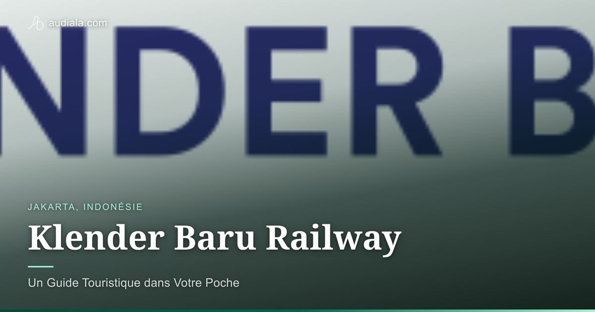 Photo of Klender Baru Railway Station