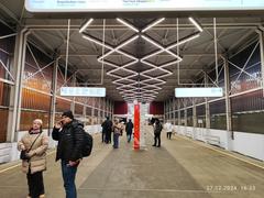 Prokshino station platform in the Moscow metro