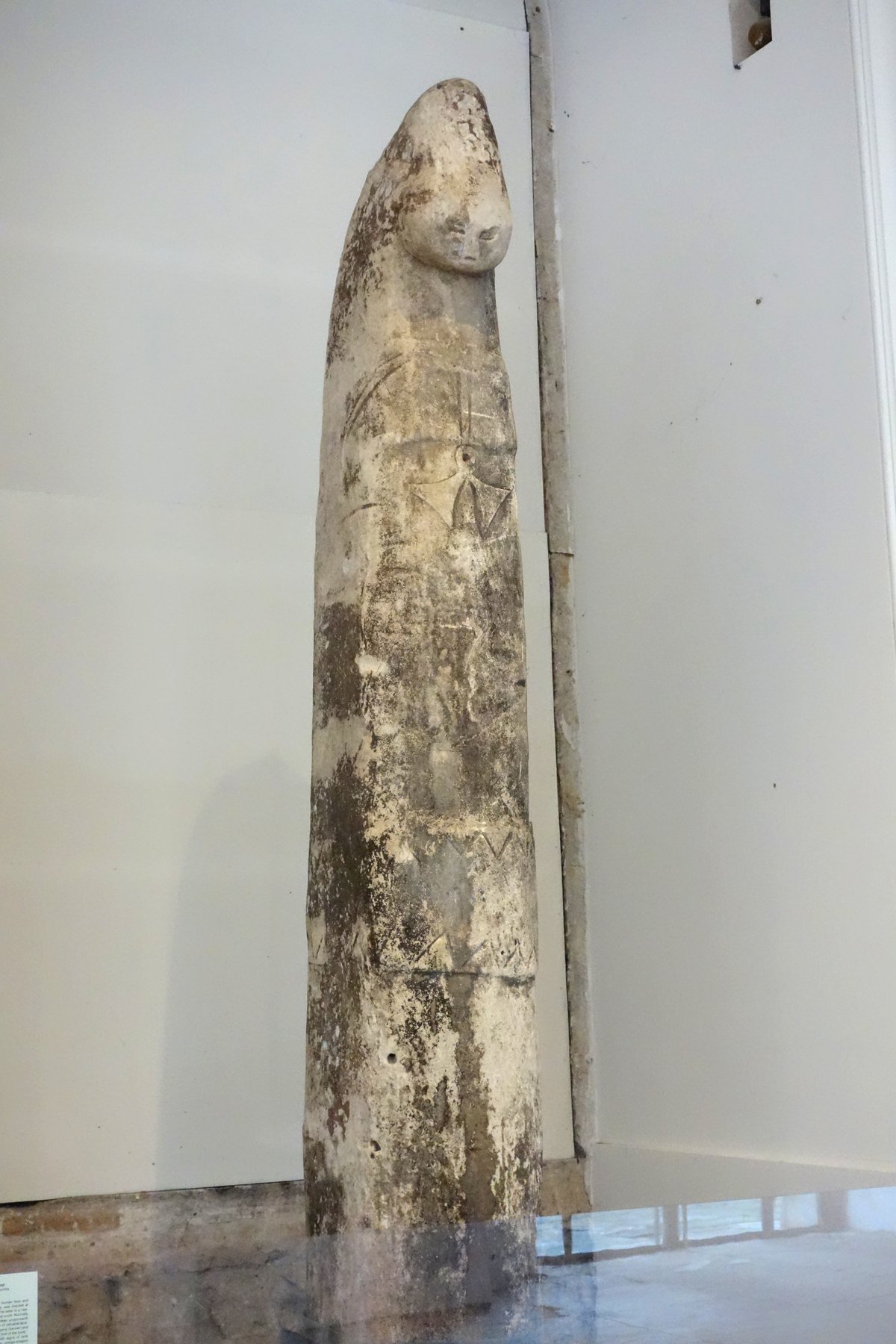 Monumental funerary stele penji from Lesser Sunda Islands Central Sumba Lewa Indonesia Museum für Völkerkunde Dresden