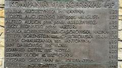 Jędrzej Augustyński memorial plaque at Powązki Military Cemetery