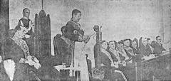 Opening of a meeting of the Volksraad in the Indies July 1941