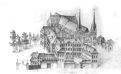 Abbaye Saint-Remi de Reims historic abbey view