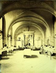 Historic interior of Ancien Hôpital Général from 1890