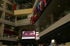 CNN Center building in Atlanta Georgia USA