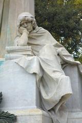 Monument to Giuseppe Mazzini in Genoa Italy by sculptor Pietro Costa