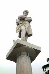 Monument to Giuseppe Mazzini in Genoa Italy