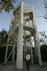 Amazing spiral architectural structure with intricate design