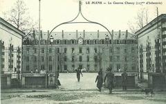 117th Infantry Regiment of the Line soldiers in formation at Le Mans