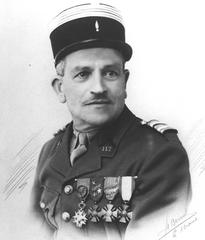 Portrait of Colonel Brébant in military uniform