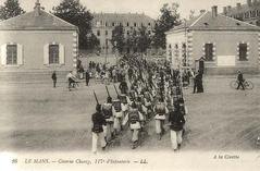 Le Mans Caserne Chanzy military barracks of the 117th Infantry Regiment