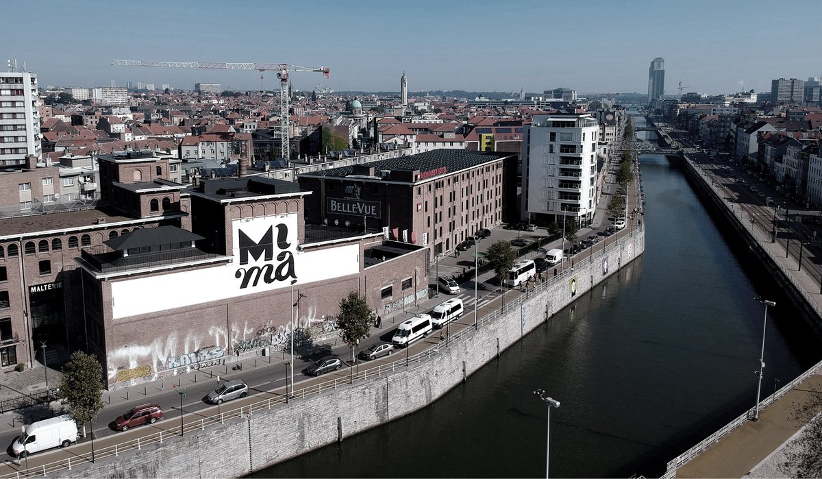 Exterior of the Millennium Iconoclast Museum of Art MIMA building in Brussels