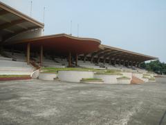 Elpidio Quirino Monument at Quirino Grandstand in Rizal Park Manila Philippines