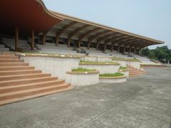 Elpidio Quirino Monument at Quirino Grandstand in Rizal Park Manila Philippines